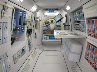 Illustration for article titled First look at the Space Hotel offers aliens aplenty, but no booze allowed
